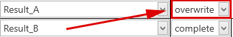 Aktion: überschreiben Action: overwrite